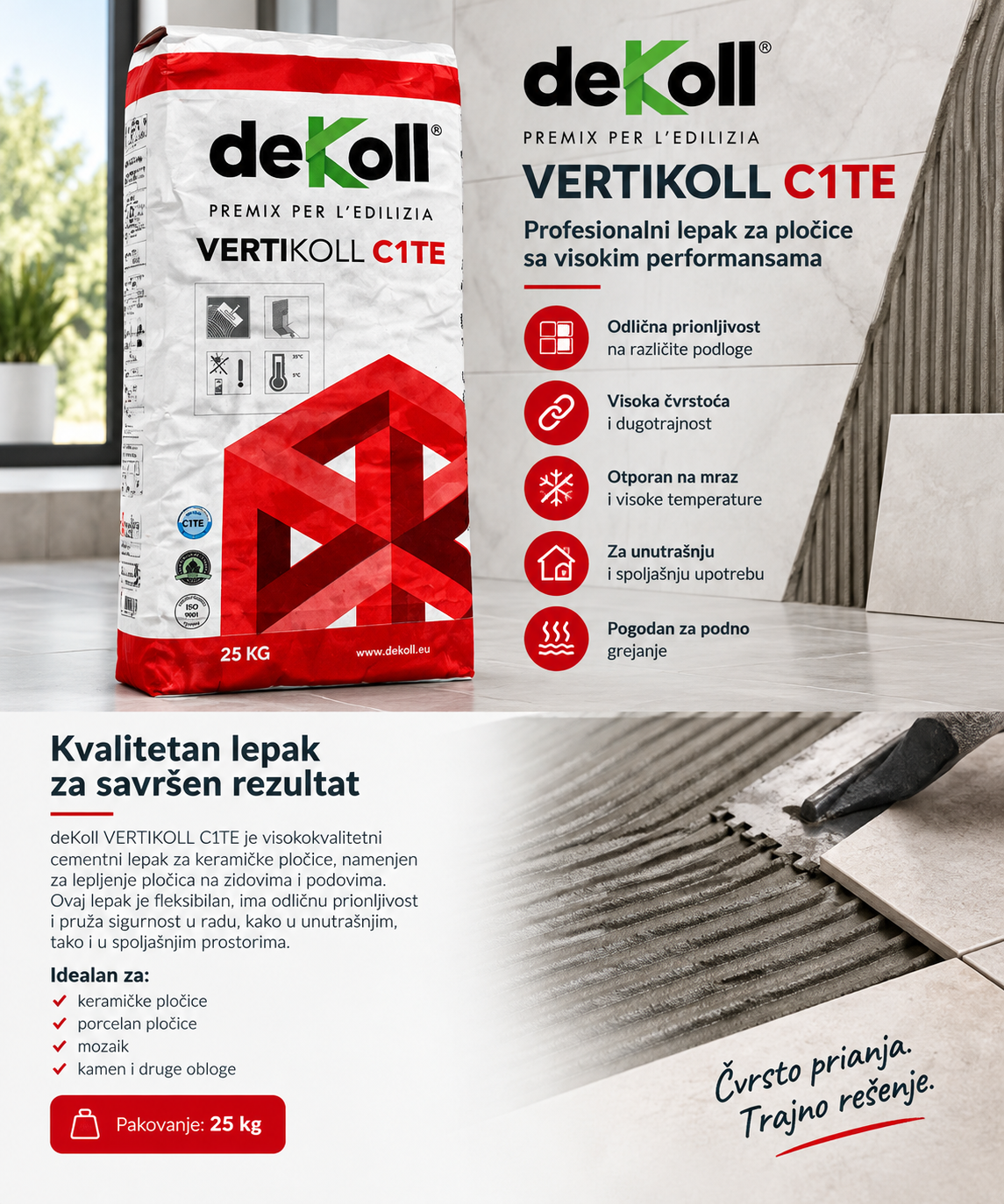 Vertikoll lepak C1TE 25kg