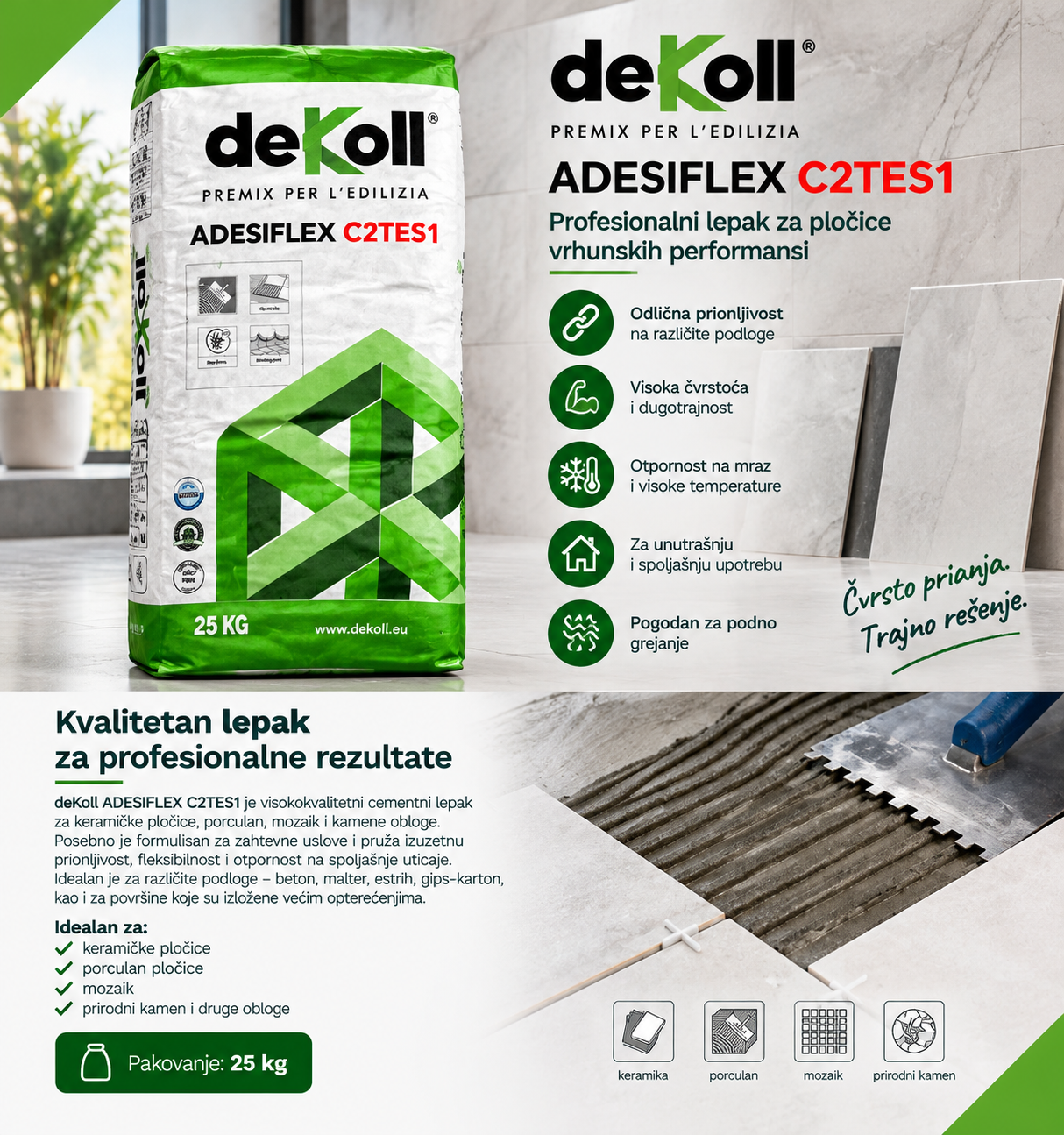 Adesiflex lepak C2TES1 25kg