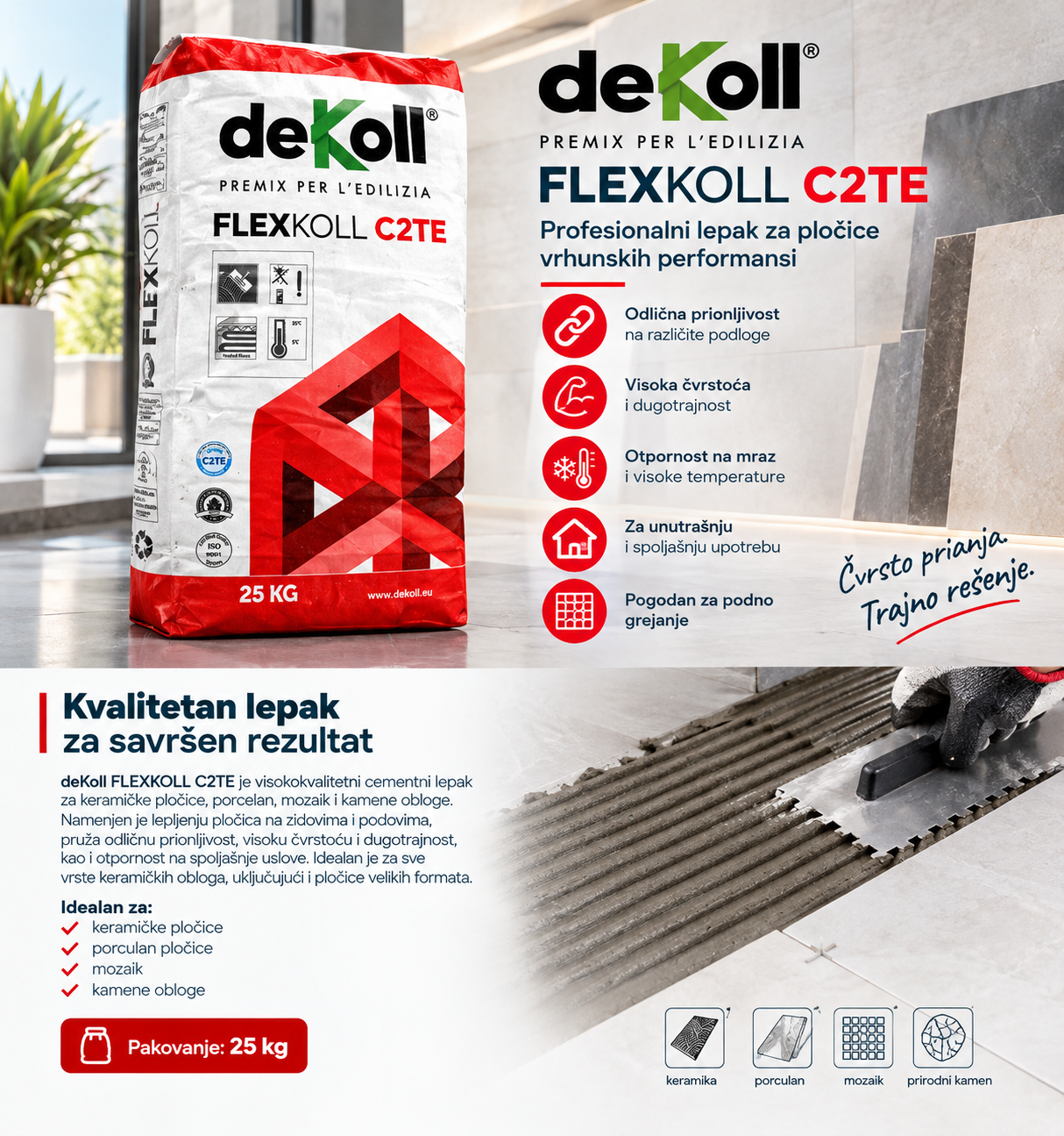 Flexkoll lepak  C2TE 25kg