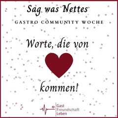 Gastfreundschaft leben: Schickt nette Worte an Eure Lieblings-Gastronomen!
