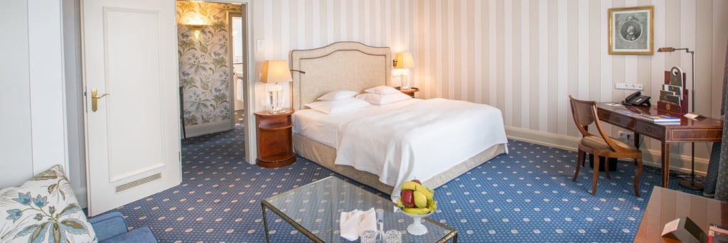 Zimmer im "Vinatage Chic" im Grandhotel Hessischer Hof Frankfurt/Main