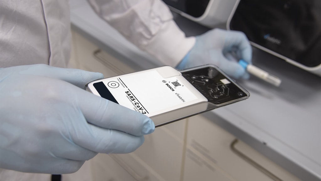 Neuer Corona-Schnelltest von Bosch (Foto: Bosch Healthcare Solutions)