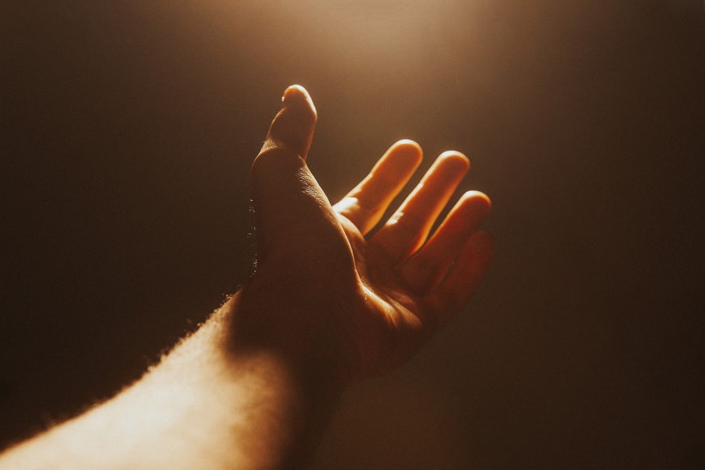 Giving hand
