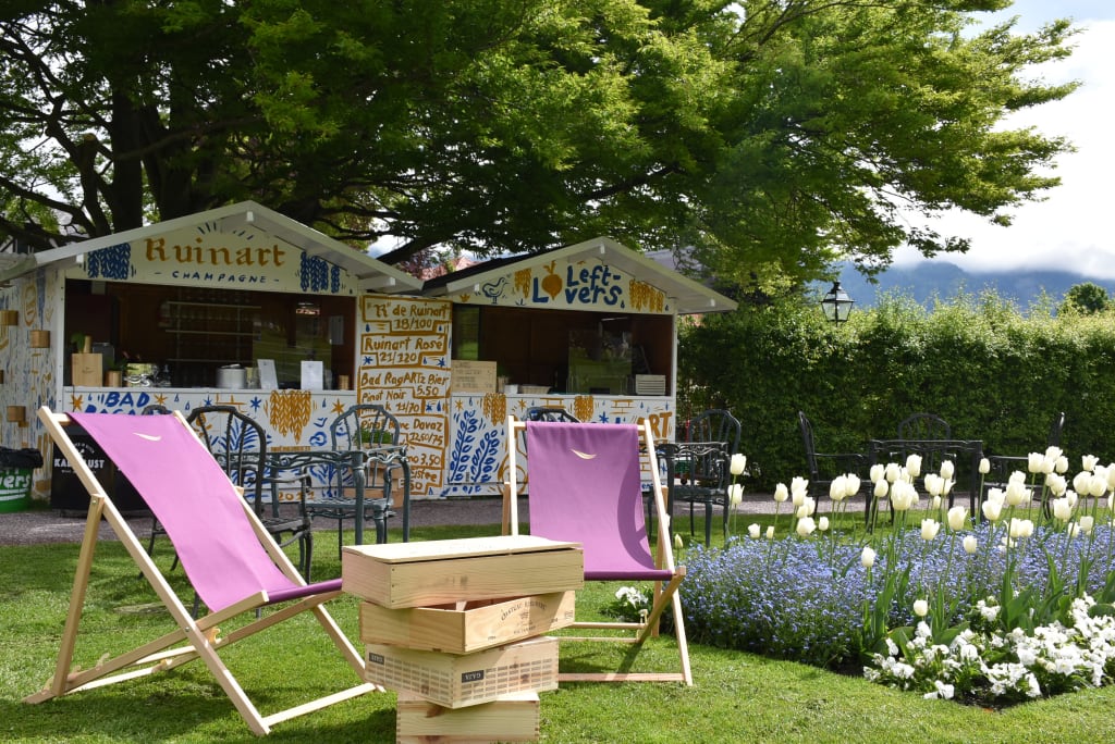 Das Pop-up-Restaurant «LeftLovers» während der Bad RagARTz Ausstellung. (Foto: Grand Resort Bad Ragaz)