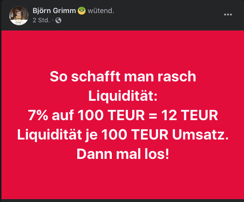 Björn Grimm zu MwSt 1