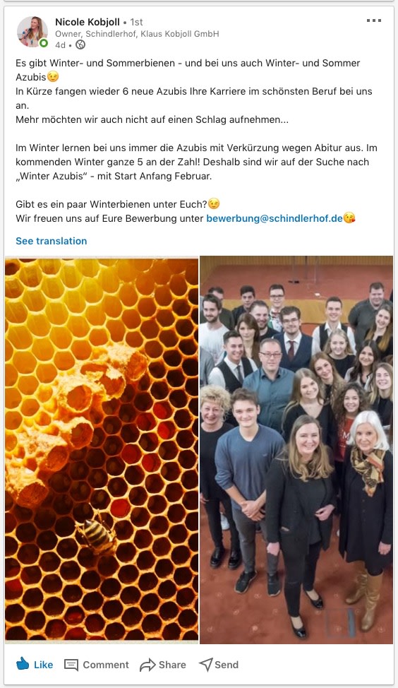 Nicole Kobjoll über neue Hotel-Azubis