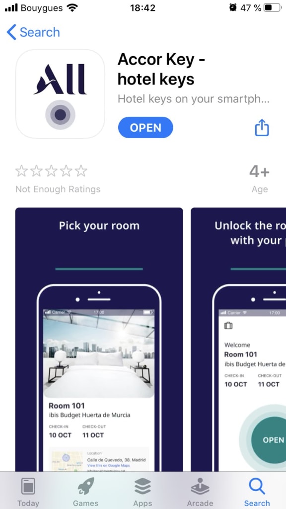 Accor Key App