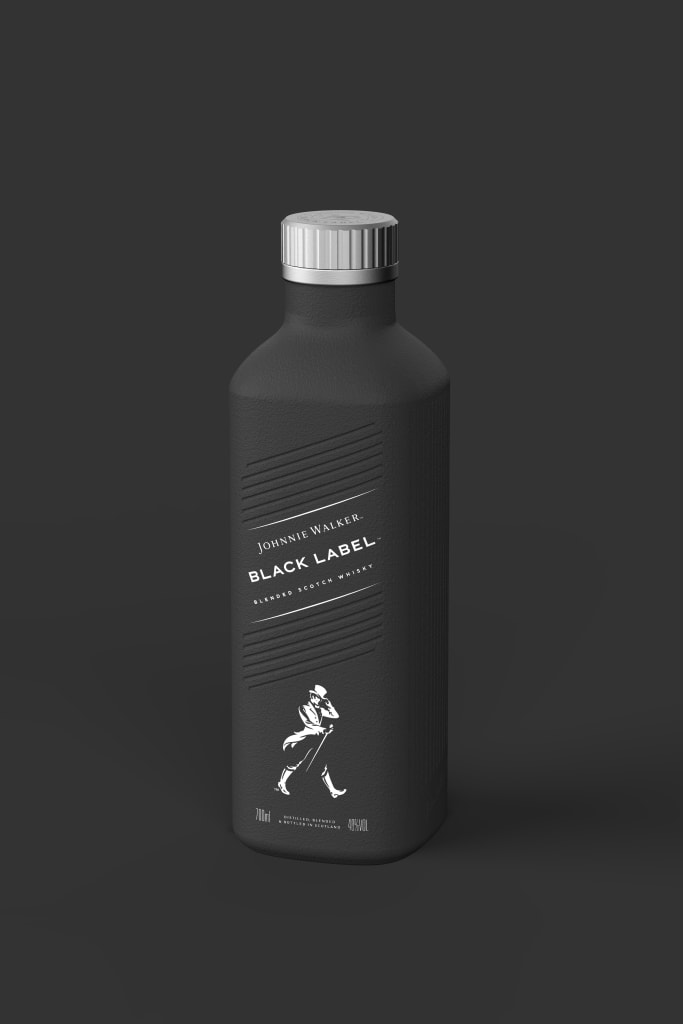 Diageo_Johnnie Walker_plastikfreie Papierflasche