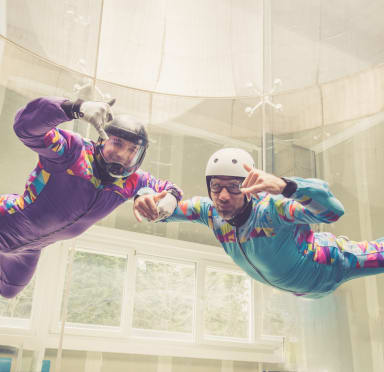 Indoor skydiving