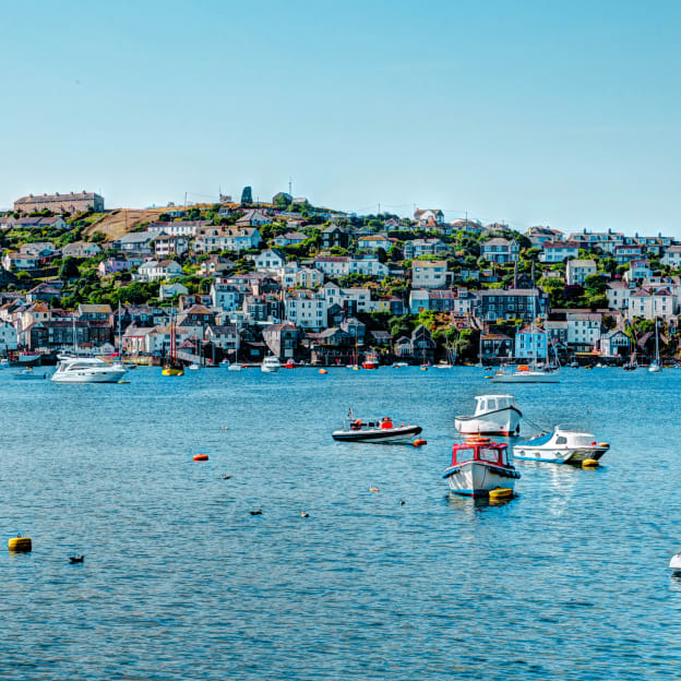 Fowey, Cornwall, South West England, UK