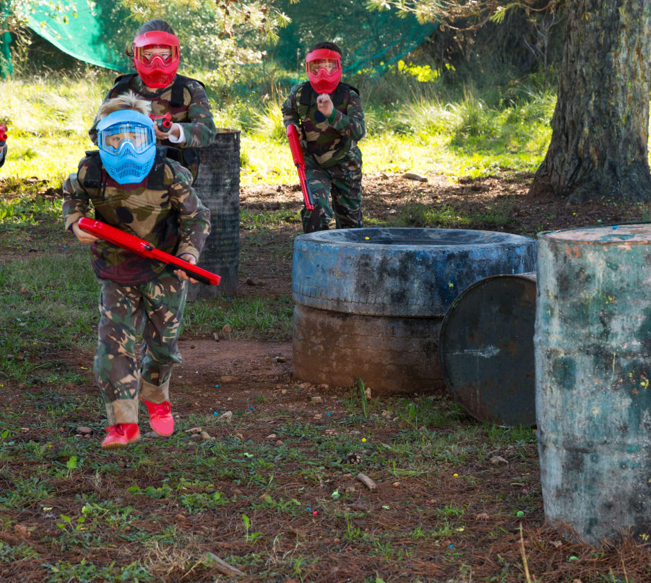 Paintballing and Laser Tag