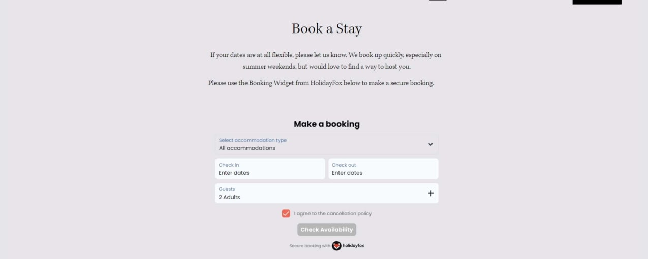 3. A Low Cost Booking System