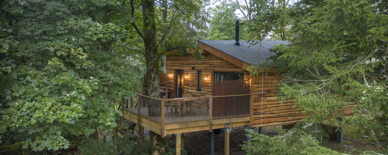 The Treehouses at Lanrick, Perthshire