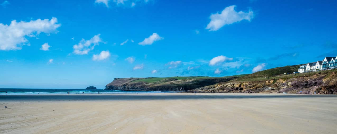 Polzeath beach, Corwall