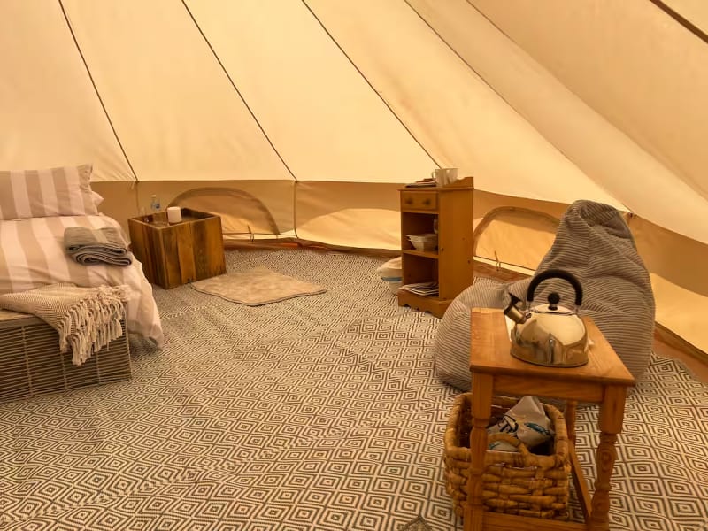 Buttercup Bell Tent (with wood burning stove)