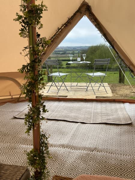 Buttercup Bell Tent (with wood burning stove)