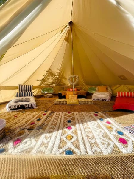 Luxury Bell Tent Sleeps 6 (NEW FOR 2026)