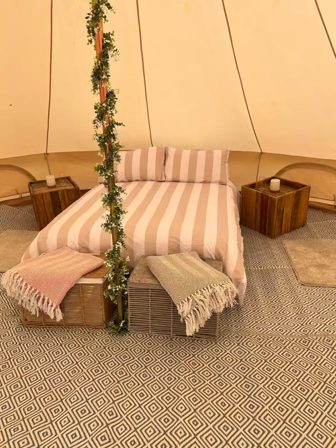 Buttercup Bell Tent (with wood burning stove)