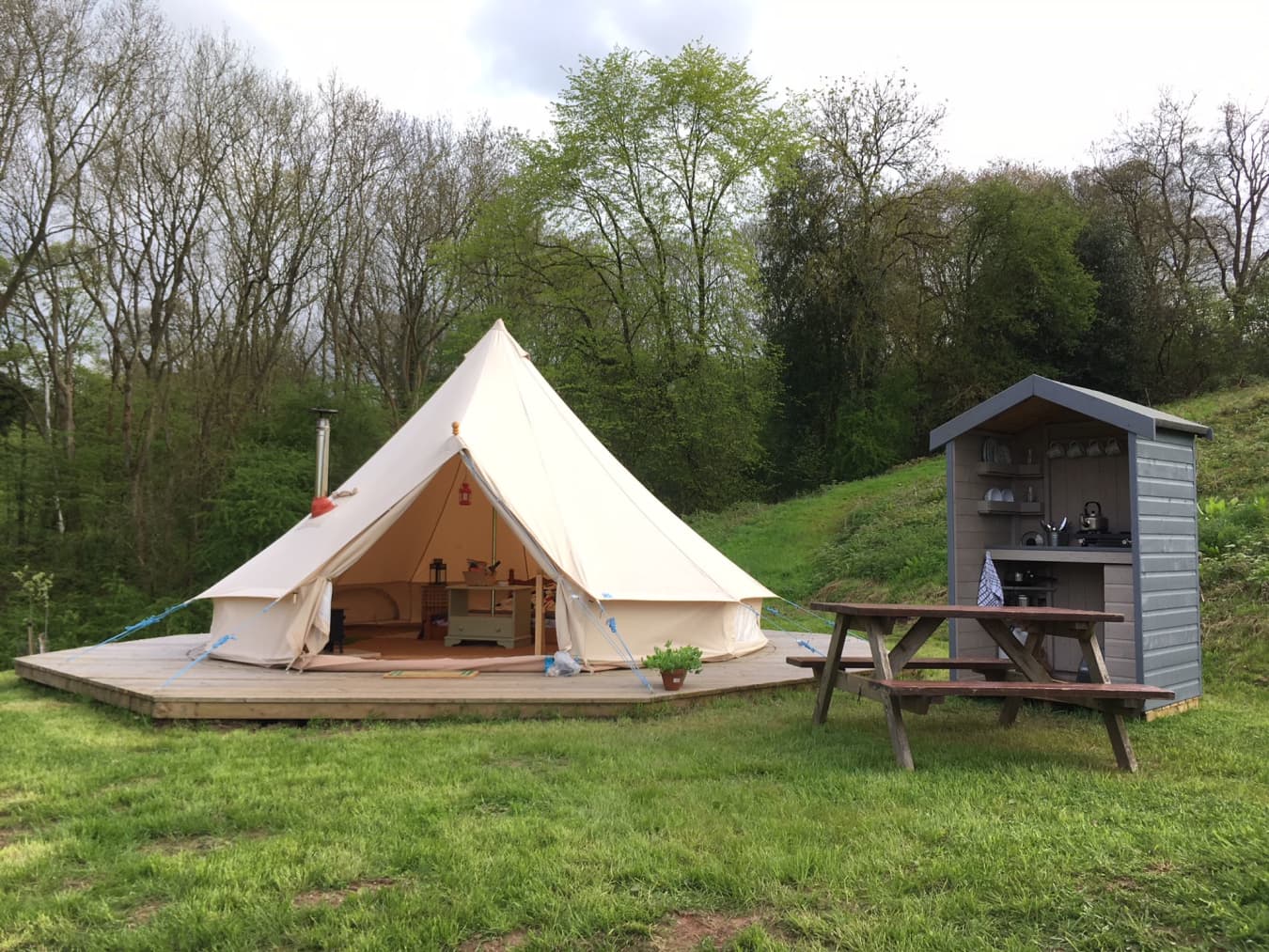 Fully Furnished Bell Tent