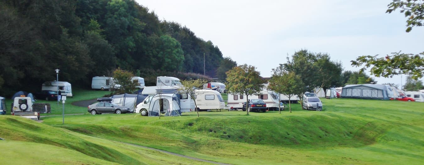 Grass Pitch With Awning