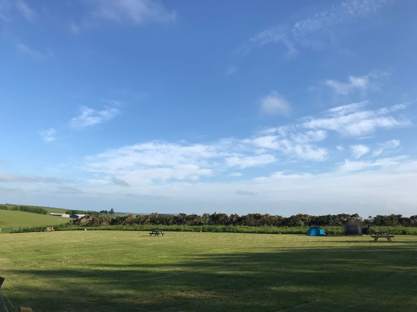 Small Non-Electric Tent Pitch