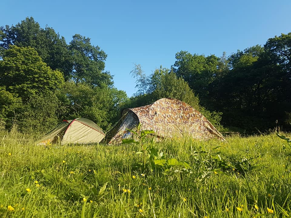 Non-electric Grass Tent Pitch (Large)