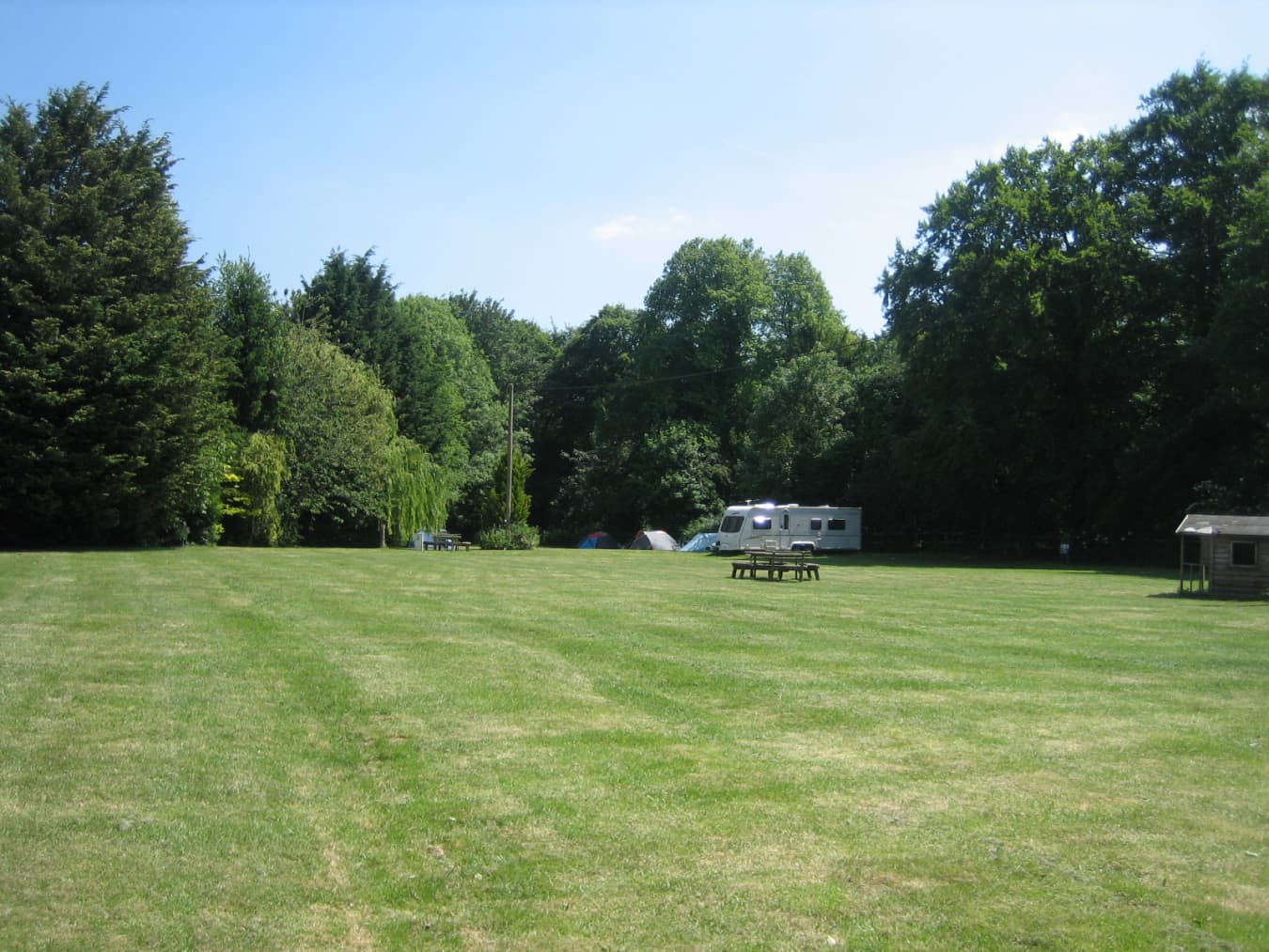 Non-Electric Tent Pitch