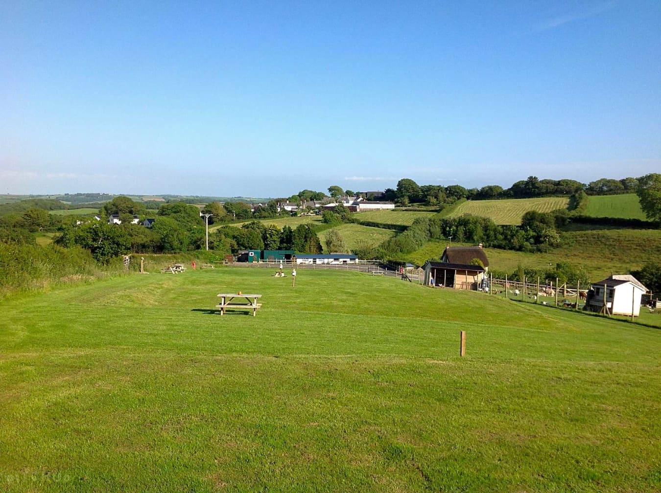 Electric Optional Grass Tent Pitch