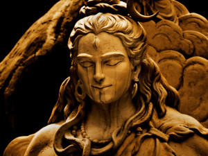 Lord Shiva, in meditation.