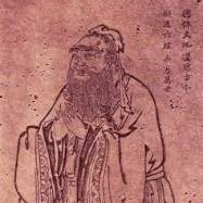 Portrait von Konfuzius