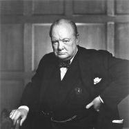 Portrait von Winston S. Churchill