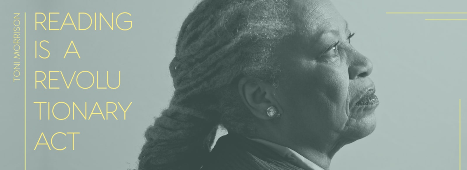 Toni Morrison: Reading is a revolutionary act