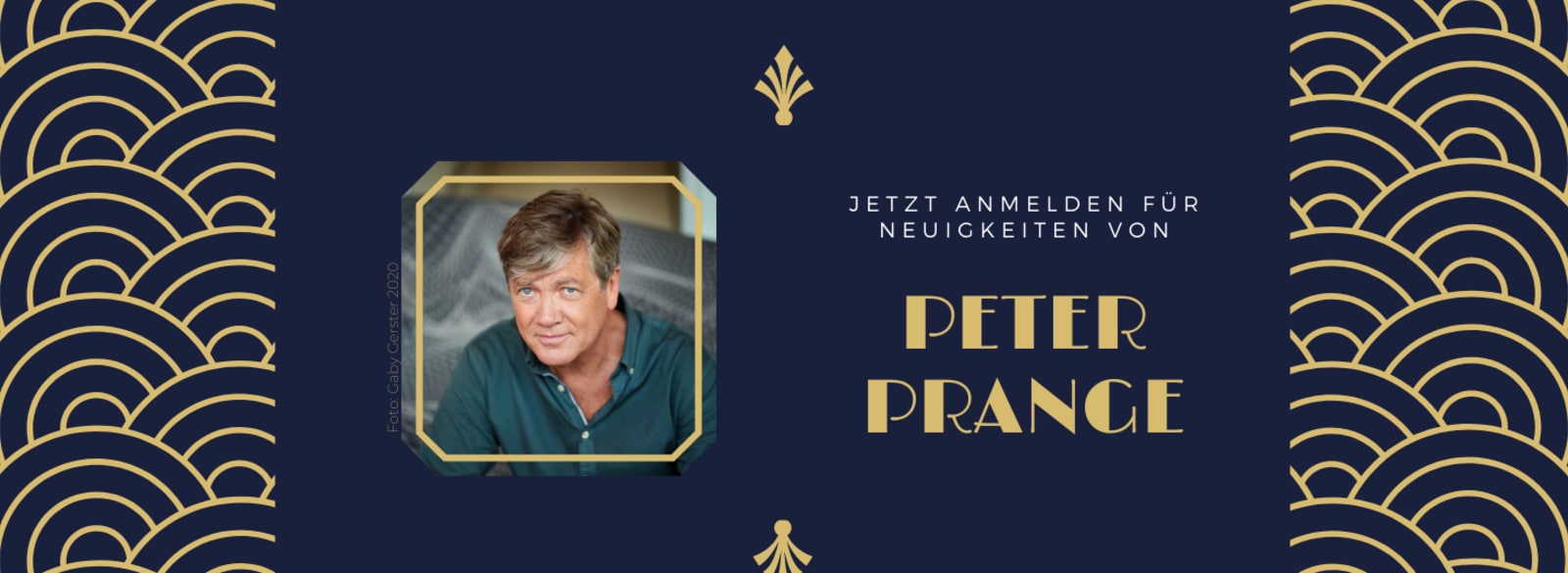 Peter Prange Newsletter Anmeldung