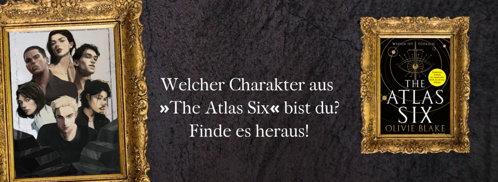 Welcher Charakter aus The Atlas Six bist du? Finde es heraus!