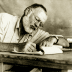 Portrait von Ernest Hemingway