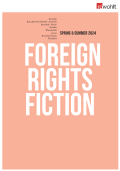Rowohlt Rights Guide Spring & Summer 2024 Cover