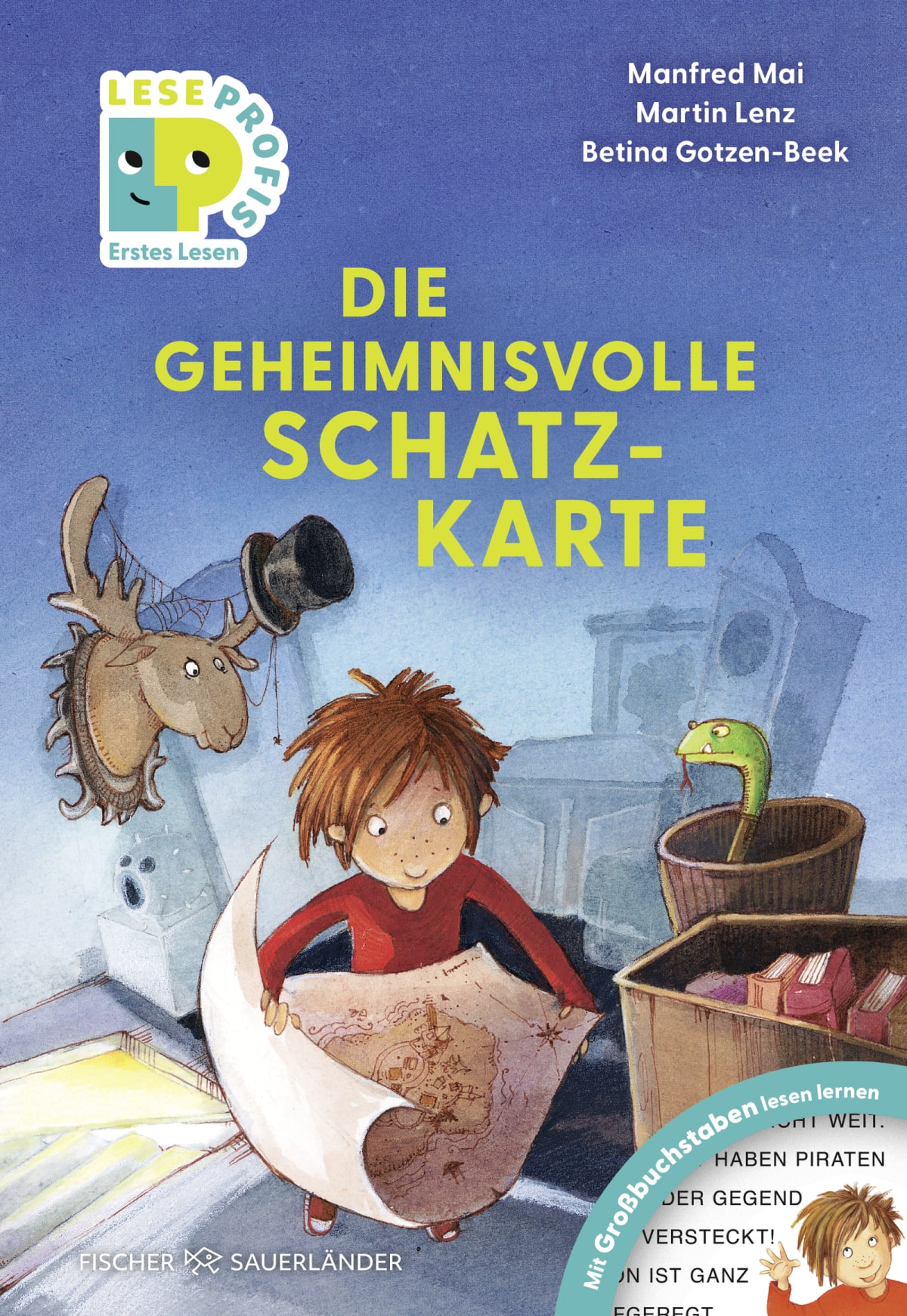Leseprofis – GROSSBUCHSTABEN: DIE GEHEIMNISVOLLE SCHATZKARTE, Erstes ...