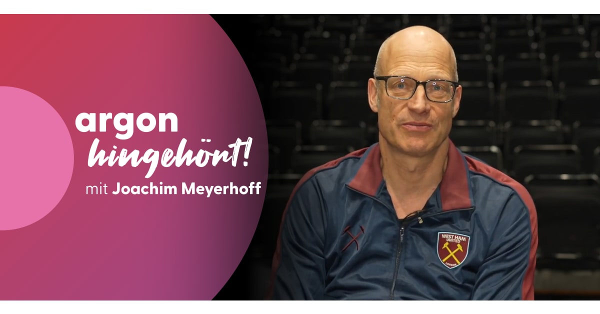 hingehört! Joachim Meyerhoff über die Live-Aufnahme »Man kann auch in ...