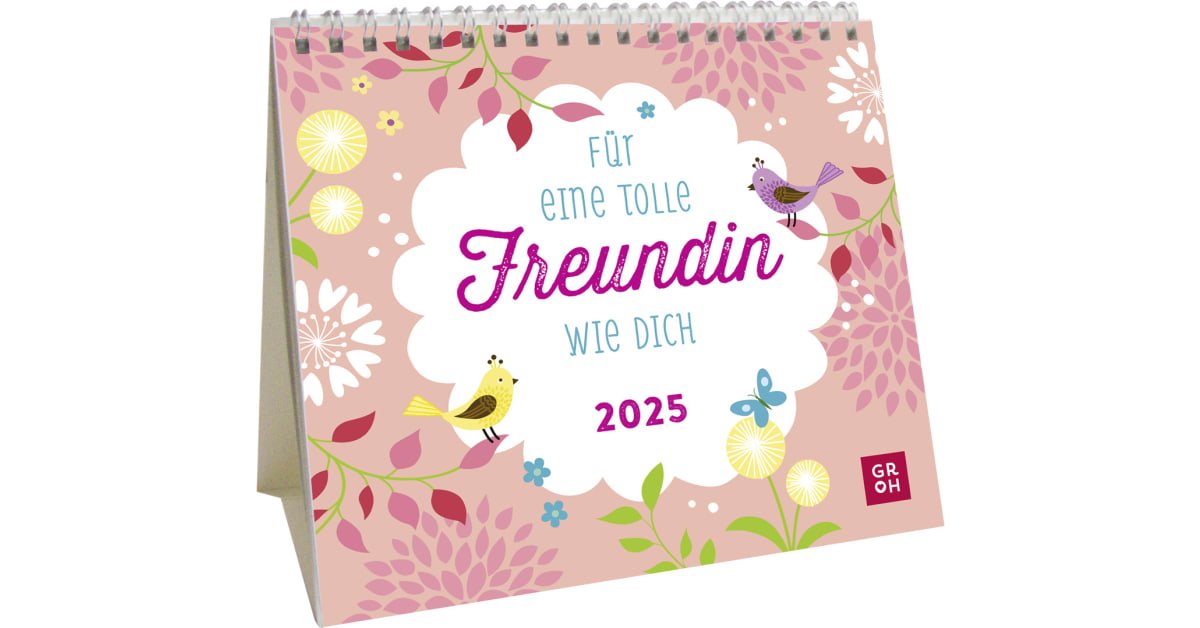 MiniKalender 2025 Für eine tolle Freundin wie dich Geschenkverlage