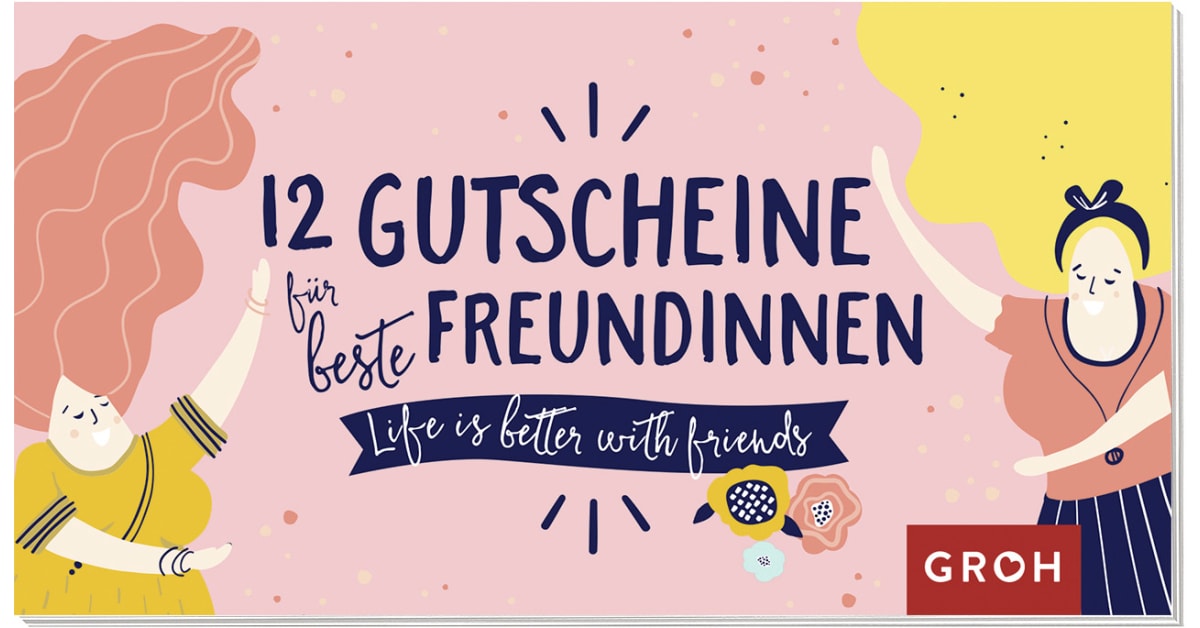 12 Gutscheine Für Jeden Monat Beste Freundin www.geschenkverlage.de