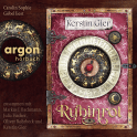 Hörbuchcover von Rubinrot: Liebe geht durch alle Zeiten von Kerstin Gier, wird gesprochen von Kerstin Gier, Carolin Sophie Göbel, Markus J. Bachmann, Oliver Rohrbeck, Julia Fischer