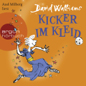 Hörbuchcover von Kicker im Kleid von David Walliams, wird gesprochen von Axel Milberg