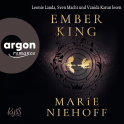 Hörbuchcover von Ember King von Marie Niehoff, wird gesprochen von Leonie Landa, Sven Macht, Vanida Karun