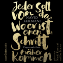 Hörbuchcover von Jeder soll von da, wo er ist, einen Schritt näher kommen: Fragen nach Gott von Dr. Navid Kermani, wird gesprochen von Dr. Navid Kermani, Eva Mattes, Markus J. Bachmann