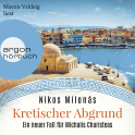 Hörbuchcover von Kretischer Abgrund: Der zweite Fall für Michalis Charisteas von Nikos Milonás, wird gesprochen von Martin Valdeig