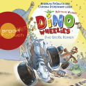 Hörbuchcover von Dino Wheelies: Das große Rennen von Matthias Weinert, wird gesprochen von Andreas Fröhlich, Corinna Dorenkamp