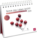 Postkartenkalender 2024: Nimm das Leben leicht! Bunte Gedanken mit Bildern von Spielkkind