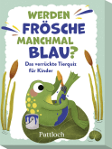 Produktbild von Werden Frösche manchmal blau?: Das verrückte Tierquiz für Kinder  von Anika Gehrmann