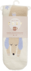 Produktbild von COZY Couch-Flauschsocken "Cozy Dog", Größe 36-41