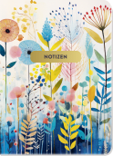 Notizheft Blumenglück Blumenwiese